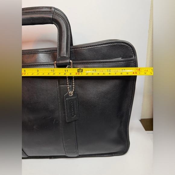 Coach Lexington Embassy Black Leather Briefcase - Picture 4 of 15
